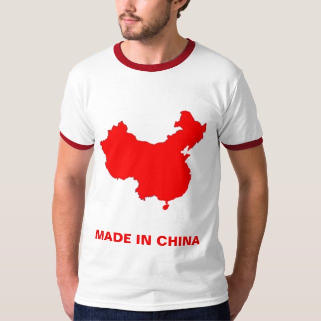 GEMACHT IN DER CHINA T-Shirt (Vorderseite)