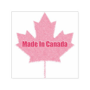 Gemacht in der Kanada-Gewohnheits-Briefmarke Permastempel