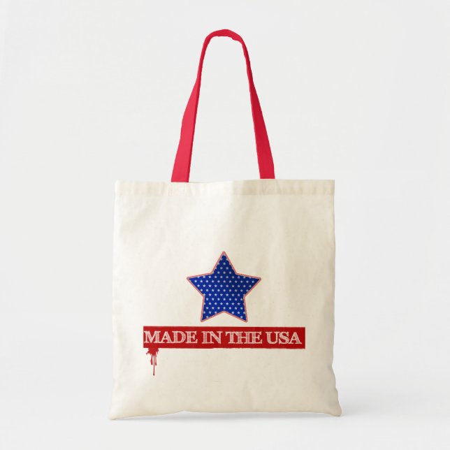 Gemacht in der USA-Tasche Tragetasche (Vorne)