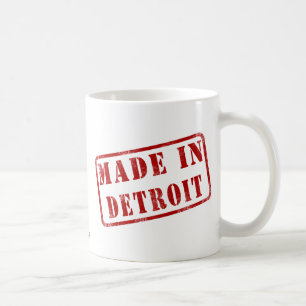 Gemacht in Detroit Kaffeetasse