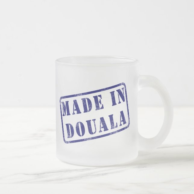 Gemacht in Douala Mattglastasse (Rechts)