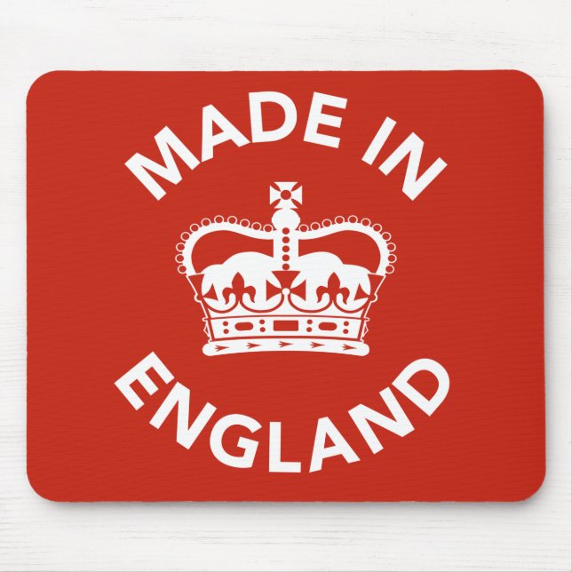 Gemacht in England Mousemat Mousepad (Vorne)