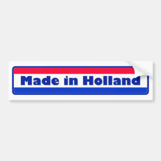 Gemacht in Holland Autoaufkleber