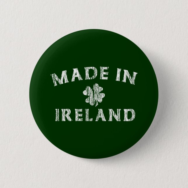 Gemacht in Irland Button (Vorderseite)