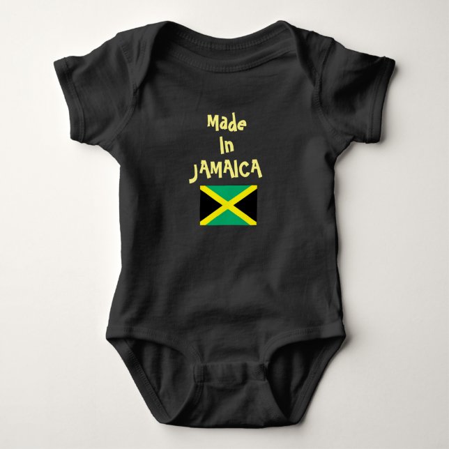 Gemacht in Jamaika - Baby-Einteiler Baby Strampler (Vorderseite)