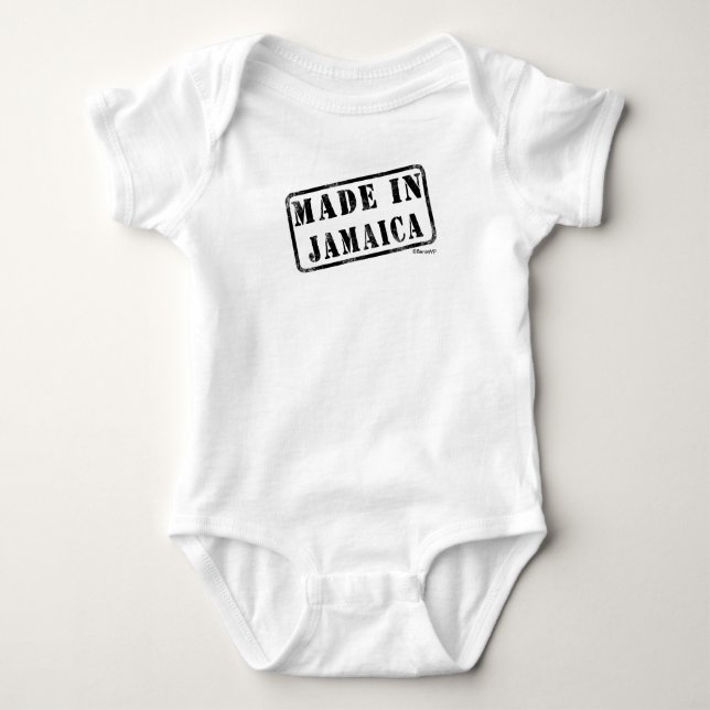 Gemacht in Jamaika Baby Strampler (Vorderseite)