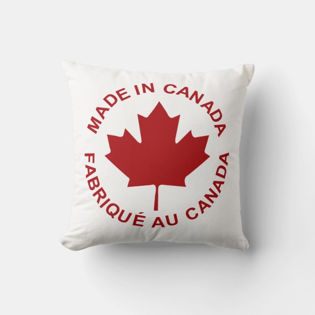 Gemacht in Kanada-Kissen Kissen (Vorderseite)