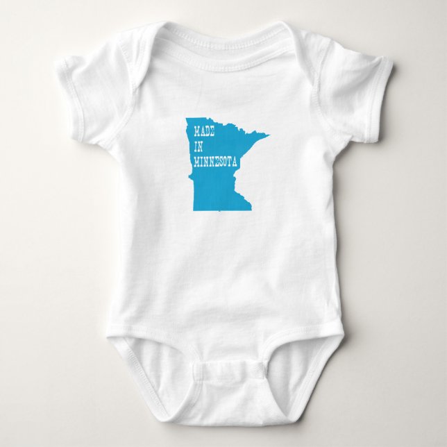 Gemacht in Minnesota Baby Strampler (Vorderseite)