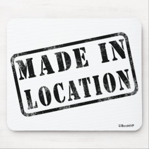 Gemacht in… mousepad