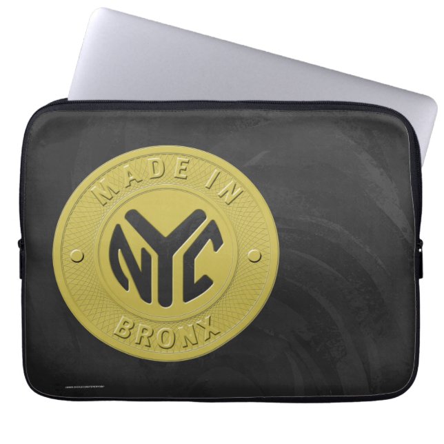 Gemacht in New York Bronx Laptopschutzhülle (Vorderseite)
