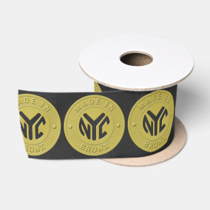 Gemacht in New York Bronx Satinband