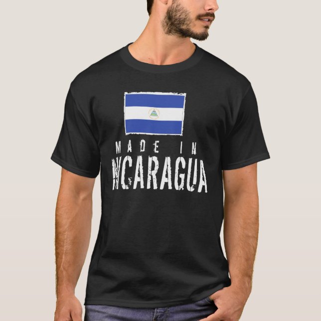 Gemacht in Nicaragua - Dunkelheit T-Shirt (Vorderseite)