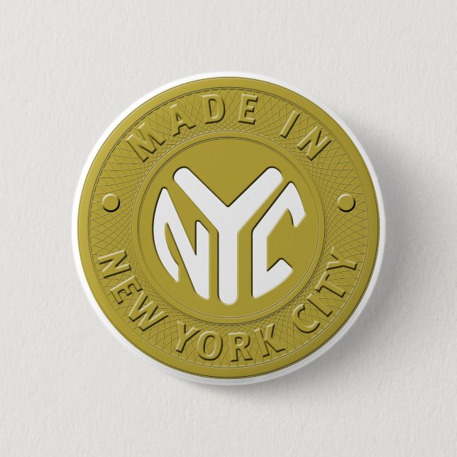 GEMACHT IN NYC Button (Vorderseite)