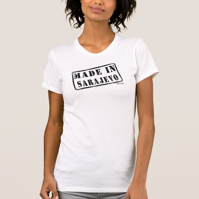 Gemacht in Sarajevo T-Shirt (Vorderseite)