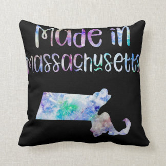 Gemacht in Staat Massachusetts MA schillernder Kissen