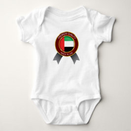 Gemacht in UAE, abstrakte UAE-Flagge, vereinigter Baby Strampler
