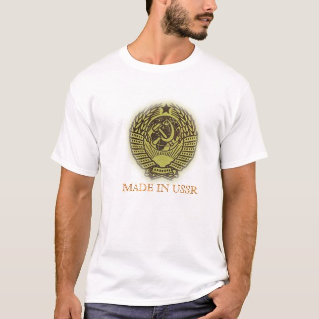 GEMACHT IN UDSSR T-Shirt (Vorderseite)