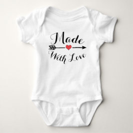 Gemacht mit Liebe-Baby-Spielanzug Baby Strampler