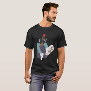 Gemachtes einfaches T-Shirt