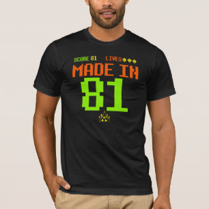 GEMACHTES im Jahre 1981 RETRO inspiriertes ARCADE T-Shirt