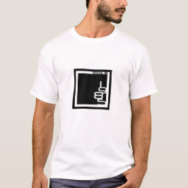 "Gemachtes im Jahre 1985" Minimalistisches Quadrat T-Shirt