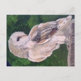 Gemälde auf Postkarte