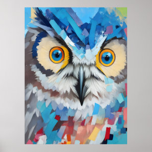 Gemälde aus dem Owl-Portrait Poster