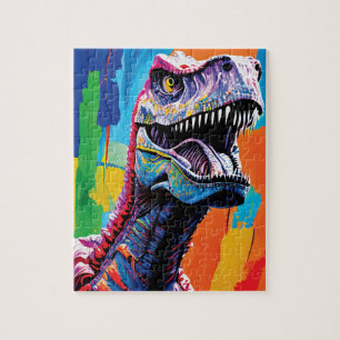 Gemälde aus einem Tyrannosaurus Rex T-Rex