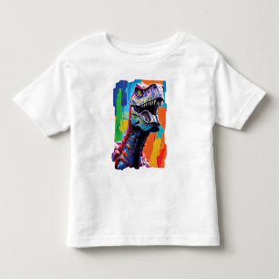 Gemälde aus einem Tyrannosaurus Rex   T-Rex Kleinkind T-shirt
