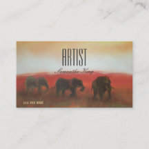 Gemälde Bild Afrika Tiere Sunset Artist