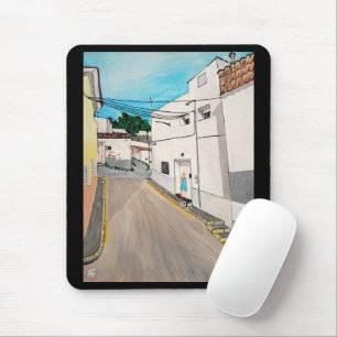 Gemälde Calle Cabanilles von Alfred Fox Mousepad