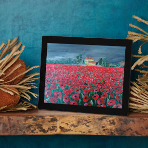 Gemälde Campo de Amapolas von Alfred Fox Fotoplatte