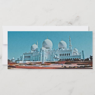 Gemälde der Abu Dhabi Moschee