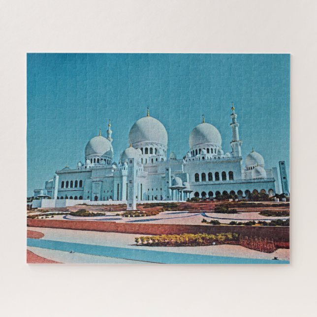 Gemälde der Abu Dhabi Moschee (Horizontal)