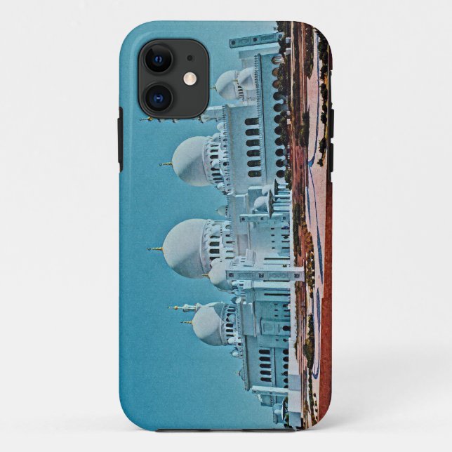 Gemälde der Abu Dhabi Moschee Case-Mate iPhone Hülle (Rückseite)
