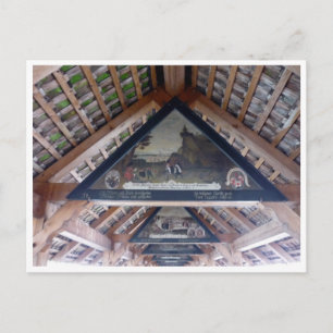 Gemälde der Kapellbrücke Postkarte