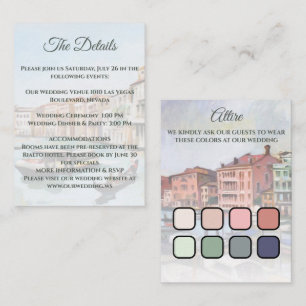 Gemälde des Canale Grande, Venedig, Italien Begleitkarte