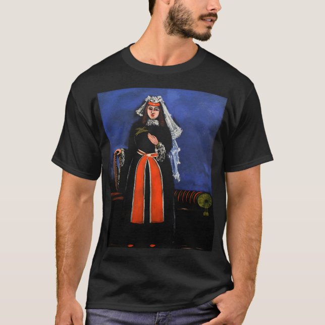 Gemälde des georgischen Malers Niko Pirosmani T-Shirt (Vorderseite)