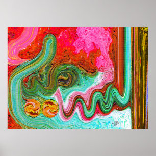 Gemälde des modernen Interieurs Poster