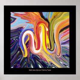 Gemälde des modernen Interieurs Poster