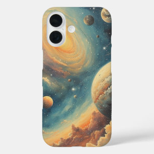 Gemälde Galaxy Zenith iPhone 16 Hülle