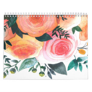 Gemälde mit Aquarellfarben - Benutzerdefinierter K Kalender