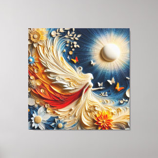 Gemälde Schönheit, gute Laune ☀️ Leinwanddruck