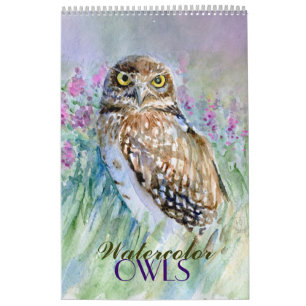 Gemälde von Aquarellen im Kalender 2015 nahe Aufn