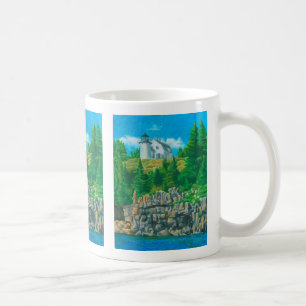 Gemälde von Bear Island Light Kaffeetasse