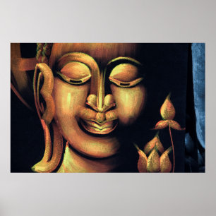Gemälde von Buddha Poster