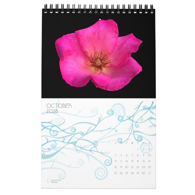 Gemälde von Fantabuloustef Blume - 2026 - 202x Kalender (Okt 2026)