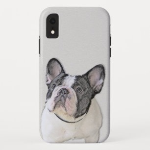 Gemälde von Französisch-Bulldog (Brindle Pied) - Case-Mate iPhone Hülle