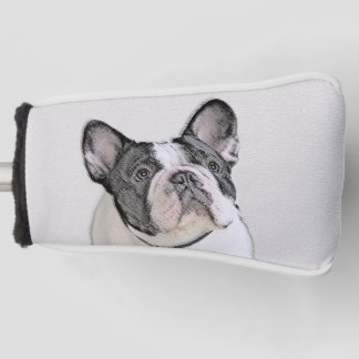 Gemälde von Französisch-Bulldog (Brindle Pied) - H Golf Headcover