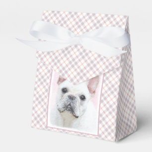 Gemälde von Französisch-Bulldog (Cream/White) -  Geschenkschachtel
